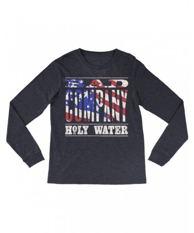 Bad Company Long Sleeve Shirt | Patriotic Holy Water Design Shirt $13.78 Shirts