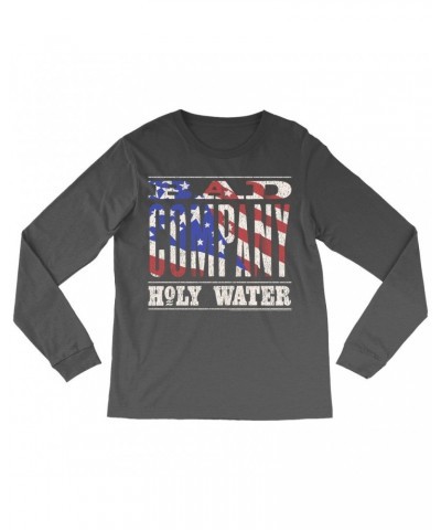 Bad Company Long Sleeve Shirt | Patriotic Holy Water Design Shirt $13.78 Shirts