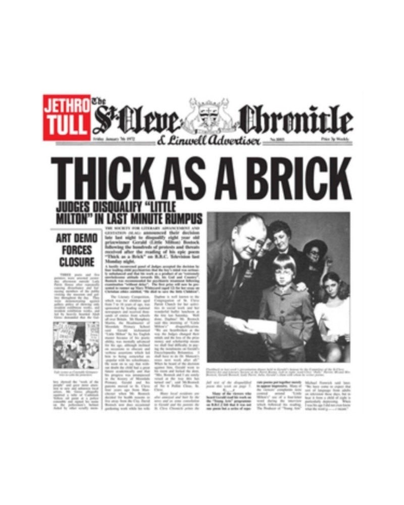 Jethro Tull LP Vinyl Record - Thick As A Brick $19.12 Vinyl