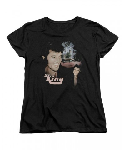 Elvis Presley Women's Shirt | HOME SWEET HOME Ladies Tee $6.84 Shirts