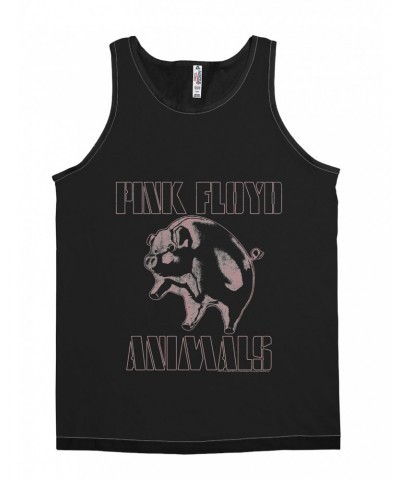 Pink Floyd Unisex Tank Top | Pink Distressed 1978 NYC In The Flesh Concert Shirt $11.48 Shirts