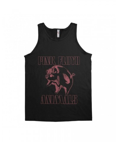 Pink Floyd Unisex Tank Top | Pink Distressed 1978 NYC In The Flesh Concert Shirt $11.48 Shirts