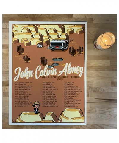 John Calvin Abney Safe Passage Fall 2019 Tour Poster $12.00 Decor