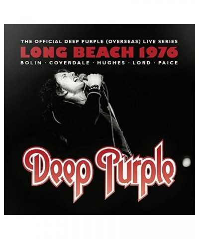 Deep Purple Long Beach 1976 (White 3 Lp) Vinyl Record $17.49 Vinyl