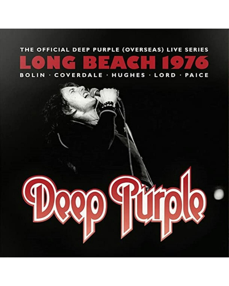 Deep Purple Long Beach 1976 (White 3 Lp) Vinyl Record $17.49 Vinyl