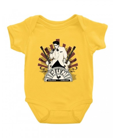 Elvis Presley Baby Short Sleeve Bodysuit | Retro Performance Ellis Auditorium Bodysuit $9.58 Kids