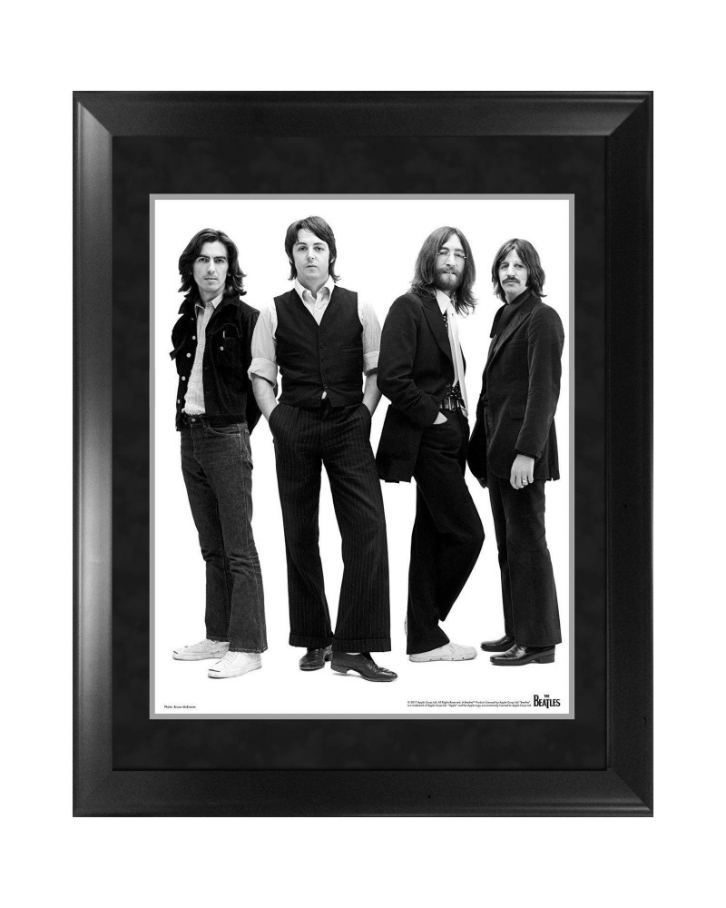 The Beatles Through the Years: 1969 Group Pose White Background Framed Photo $49.40 Decor