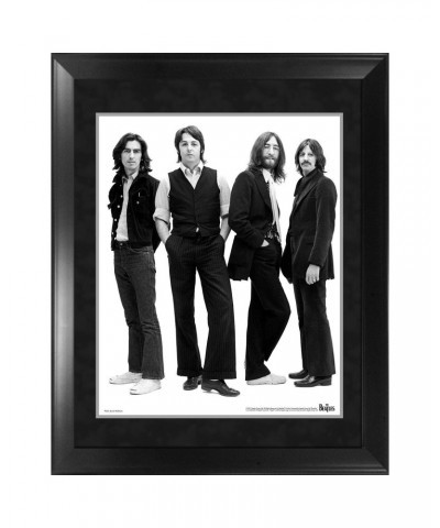 The Beatles Through the Years: 1969 Group Pose White Background Framed Photo $49.40 Decor