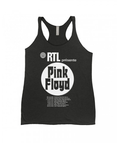 Pink Floyd Ladies' Tank Top | RTL Presente Concert Flyer Shirt $13.03 Shirts