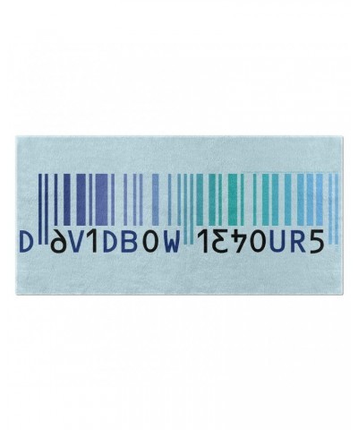 David Bowie Beach Towel | Hours Album Barcode Towel $23.63 Towels