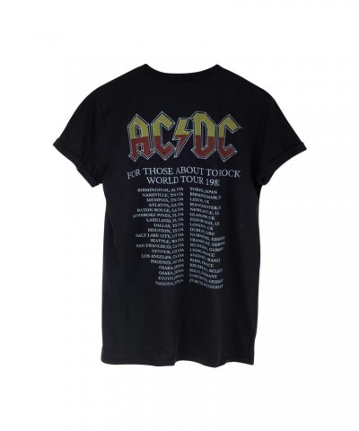AC/DC For Those About To Rock World Tour 1982 T-Shirt $8.08 Shirts