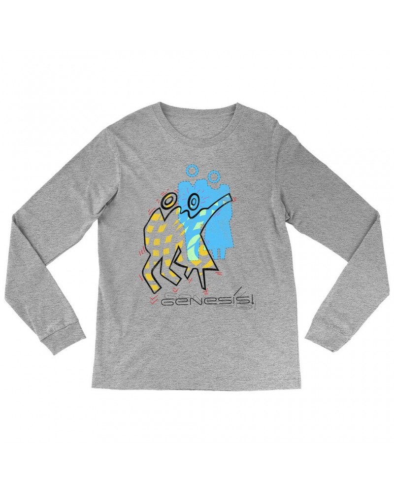 Genesis Long Sleeve Shirt | Artistic Cartoon Illustration Pastels Shirt $9.28 Shirts