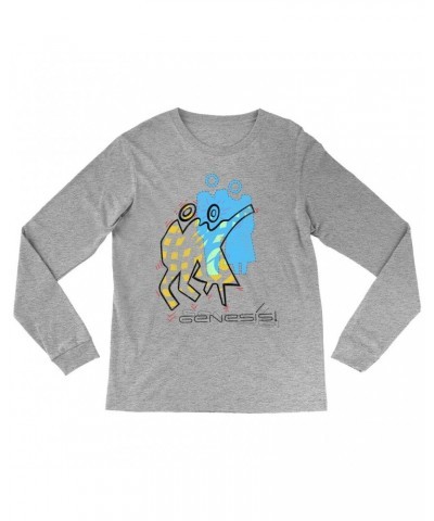 Genesis Long Sleeve Shirt | Artistic Cartoon Illustration Pastels Shirt $9.28 Shirts