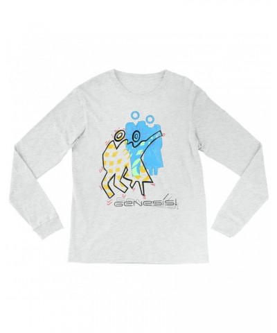 Genesis Long Sleeve Shirt | Artistic Cartoon Illustration Pastels Shirt $9.28 Shirts