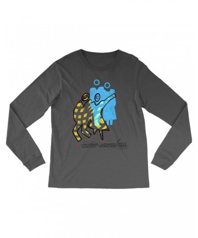 Genesis Long Sleeve Shirt | Artistic Cartoon Illustration Pastels Shirt $9.28 Shirts