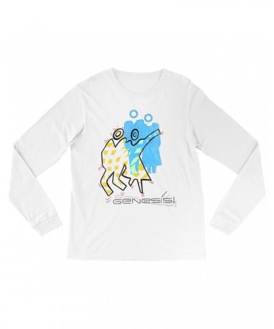 Genesis Long Sleeve Shirt | Artistic Cartoon Illustration Pastels Shirt $9.28 Shirts