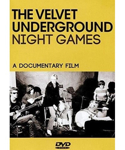The Velvet Underground NIGHT GAMES DVD $4.18 Videos
