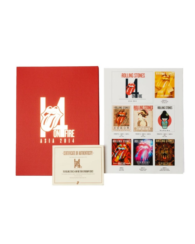 The Rolling Stones Deluxe Asian Tour Poster Set $205.00 Decor