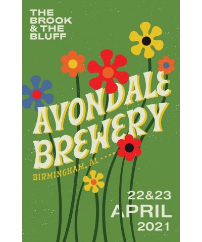 The Brook & The Bluff Avondale Brewery Show Poster $9.00 Decor