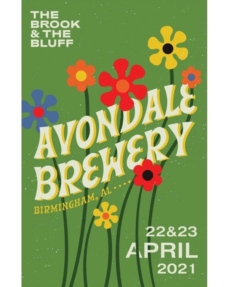 The Brook & The Bluff Avondale Brewery Show Poster $9.00 Decor