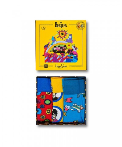 The Beatles Yellow Submarine Adult 3 Pack Sock Set $14.28 Footware