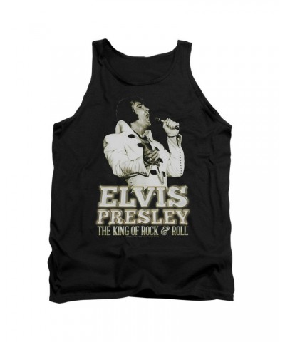 Elvis Presley Tank Top | GOLDEN Sleeveless Shirt $7.92 Shirts