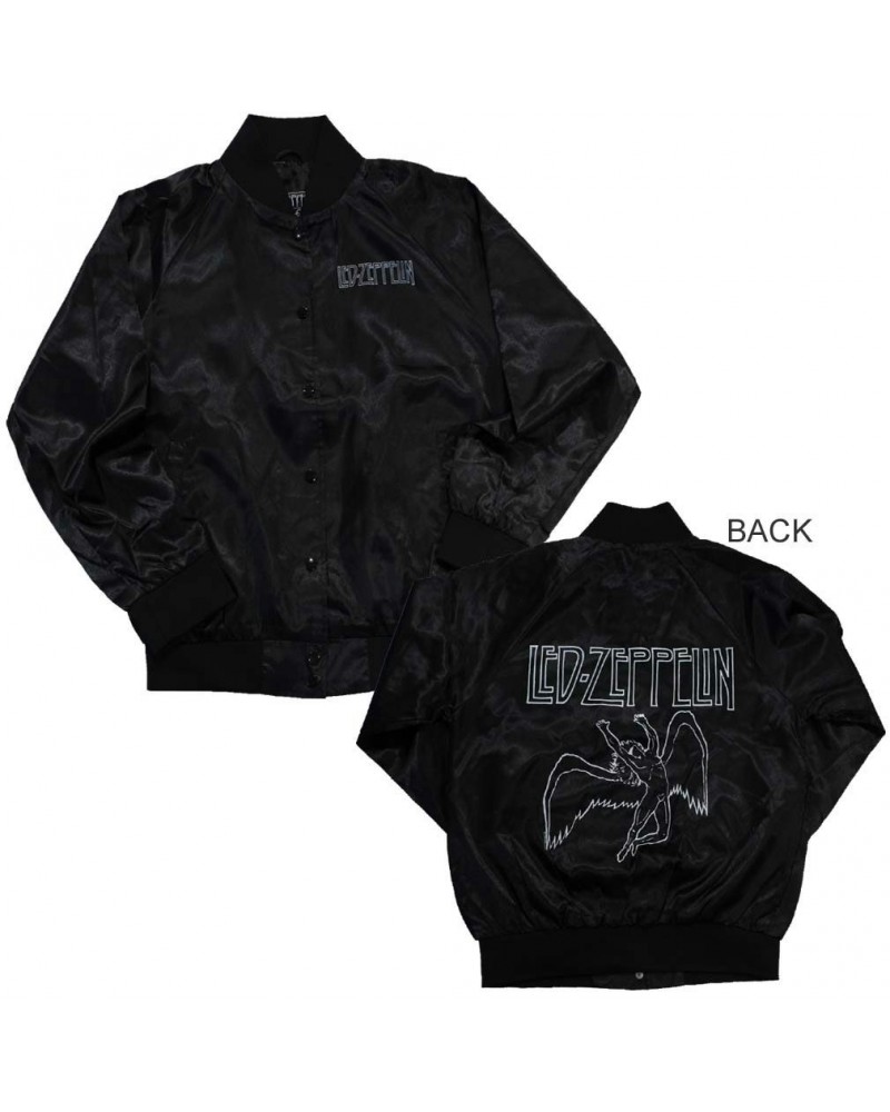 Led Zeppelin Icarus Juniors Satin Jacket $22.75 Outerwear