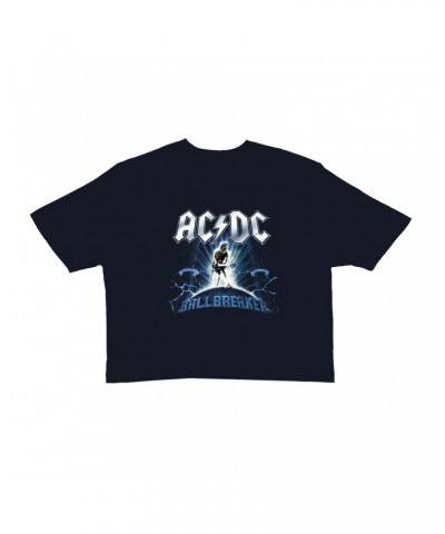 AC/DC Ladies' Crop Tee | BallBreaker Album Design Crop T-shirt $10.51 Shirts