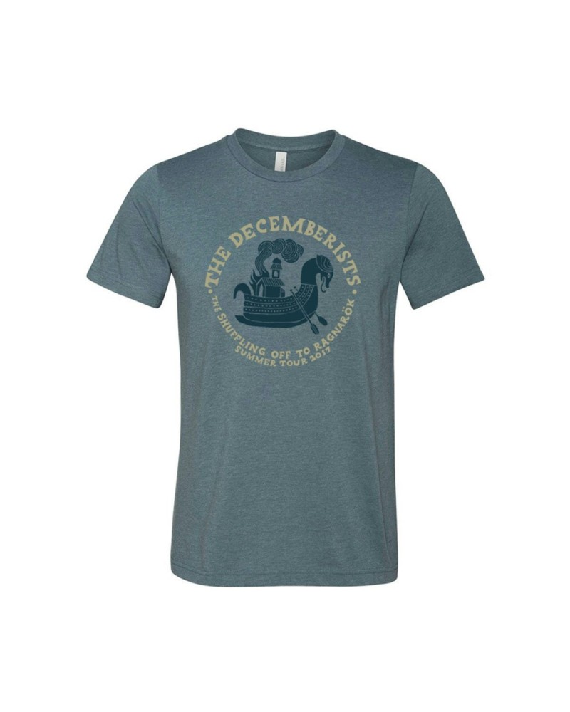 The Decemberists The Shuffling Off To Ragnaok Summer Tour 2017 Tee Heather Slate $10.00 Shirts