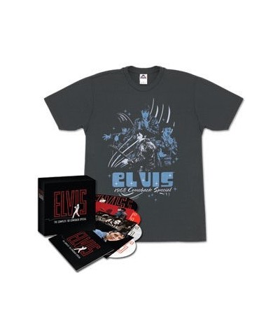 Elvis Presley 68 Comeback Special 40th Anniversary CD Set and Men's T-Shirt Combo $35.70 CD
