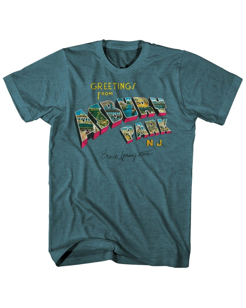 Bruce Springsteen T-Shirt | Greetings From Asbury Park Album Cover Art T-Shirt $4.31 Shirts