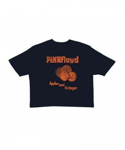 Pink Floyd Ladies' Crop Tee | Apples And Oranges Album Image Crop T-shirt $11.59 Shirts