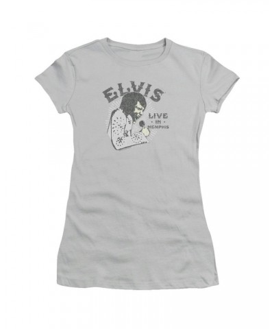 Elvis Presley Juniors Shirt | LIVE IN MEMPHIS Juniors T Shirt $8.82 Shirts