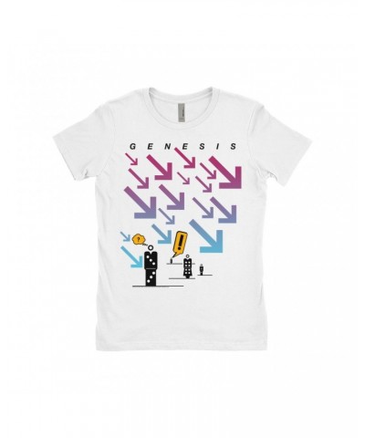 Genesis Ladies' Boyfriend T-Shirt | Live In Concert 1986 Tour Shirt $9.98 Shirts