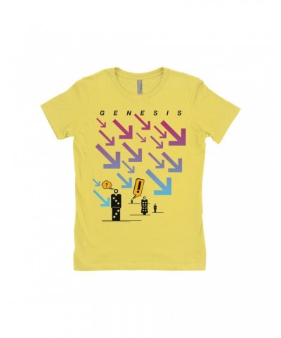 Genesis Ladies' Boyfriend T-Shirt | Live In Concert 1986 Tour Shirt $9.98 Shirts