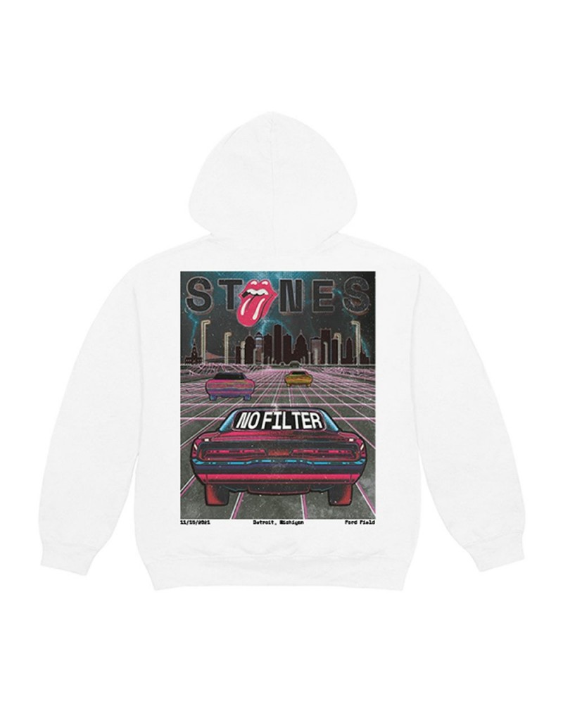 The Rolling Stones Detroit No Filter Tour 2021 Hoodie $30.00 Sweatshirts