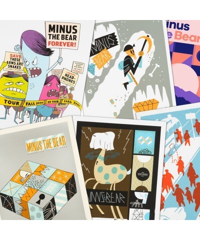 Minus the Bear Mystery Poster Bundle $6.66 Decor