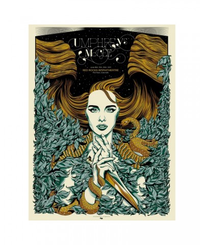 Umphrey's McGee Red Rocks 2021 Official Poster by Ryan Guimond $14.80 Decor
