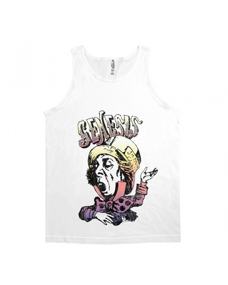 Genesis Unisex Tank Top | Colorful Ombre Mad Hatter Shirt $8.23 Shirts