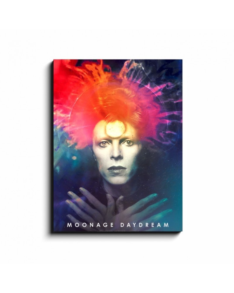 David Bowie Wall Art | Moonage Day Dream Splatter Artwork By Masayoshi Sukita Canvas Wrap $20.38 Decor