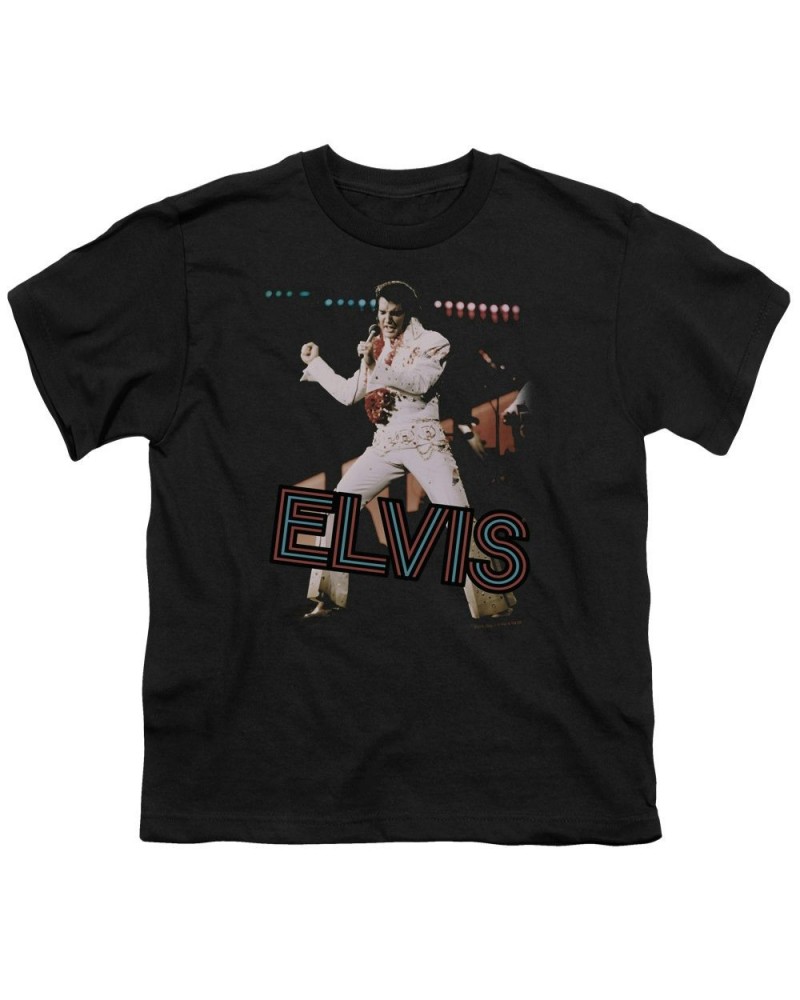 Elvis Presley Youth Tee | HIT THE LIGHTS Youth T Shirt $7.05 Kids