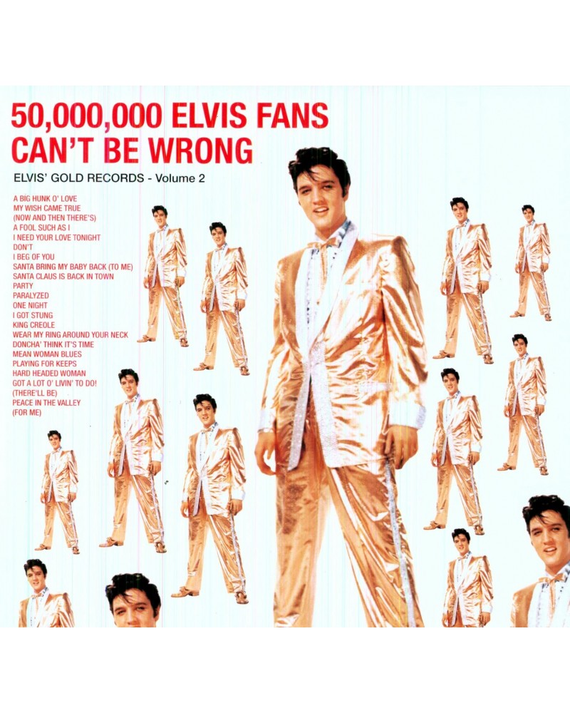 Elvis Presley 50 MILLION ELVIS FANS CAN'T BE WRONG (180G) Vinyl Record $16.41 Vinyl