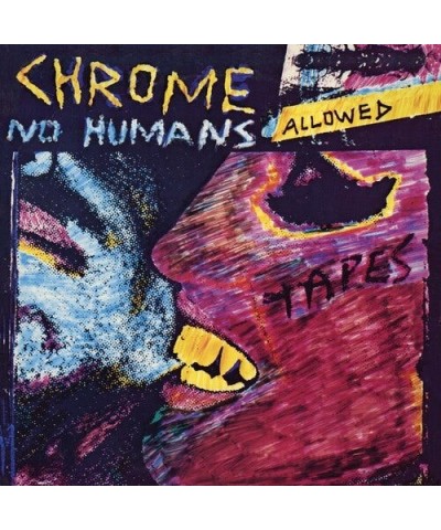 Chrome NO HUMANS ALLOWED - PURPLE/CLEAR SPLATTER Vinyl Record $9.69 Vinyl