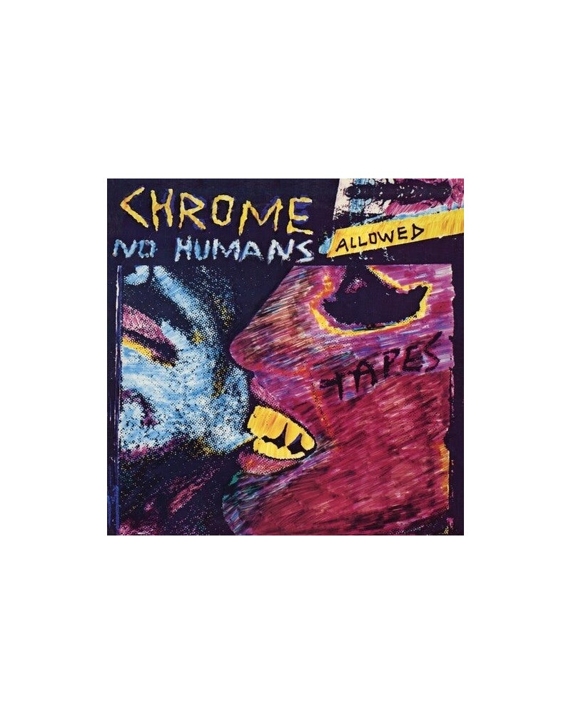 Chrome NO HUMANS ALLOWED - PURPLE/CLEAR SPLATTER Vinyl Record $9.69 Vinyl