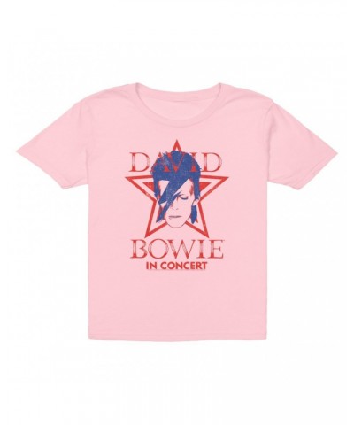 David Bowie Kids T-Shirt | Aladdin Sane Star Power Kids T-Shirt $10.23 Kids