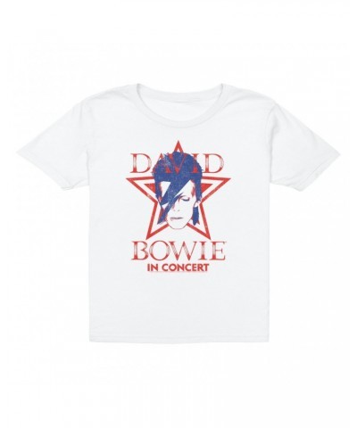 David Bowie Kids T-Shirt | Aladdin Sane Star Power Kids T-Shirt $10.23 Kids