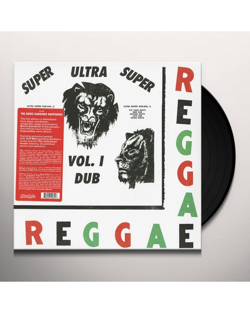 Boris Gardiner ULTRA SUPER DUB V.1 Vinyl Record $11.00 Vinyl