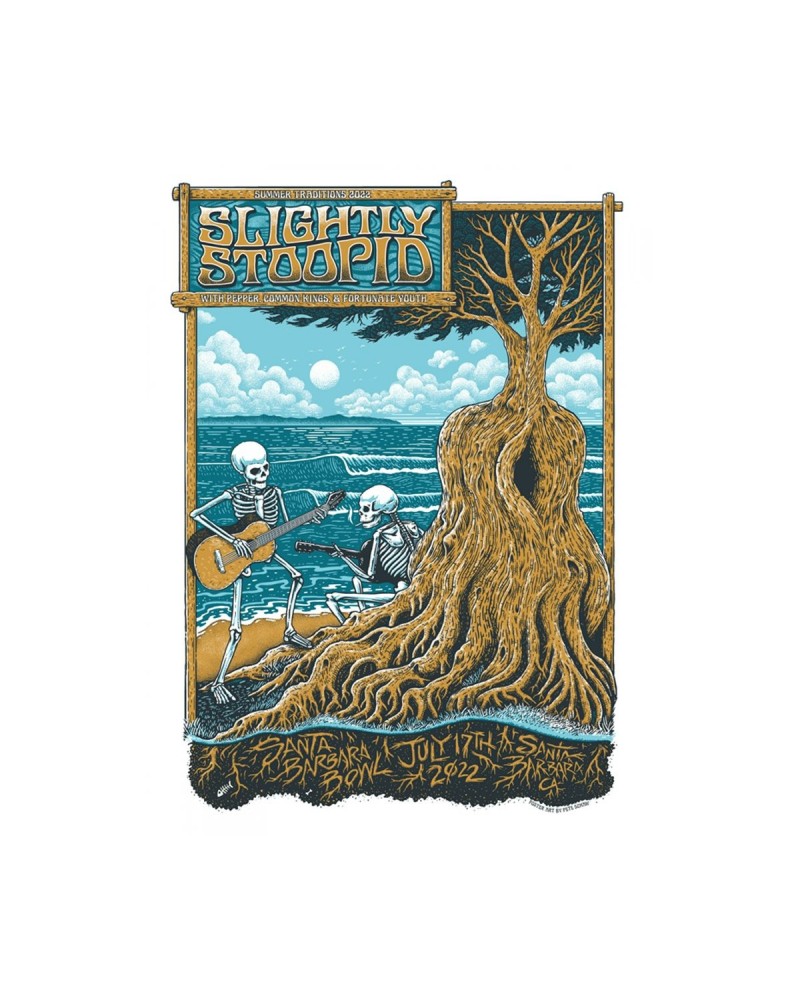 Slightly Stoopid 7/17 Santa Barbara CA SHOW POSTER - Regular & Foil $17.20 Decor