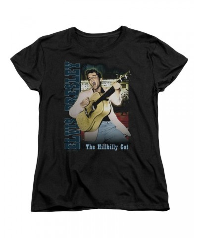 Elvis Presley Women's Shirt | MEMPHIS Ladies Tee $8.82 Shirts