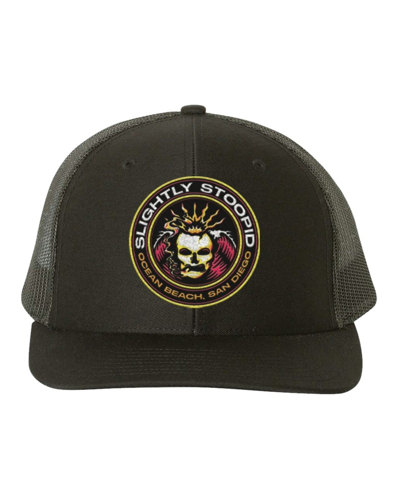 Slightly Stoopid Smoking Skull Patch Hat $15.40 Hats